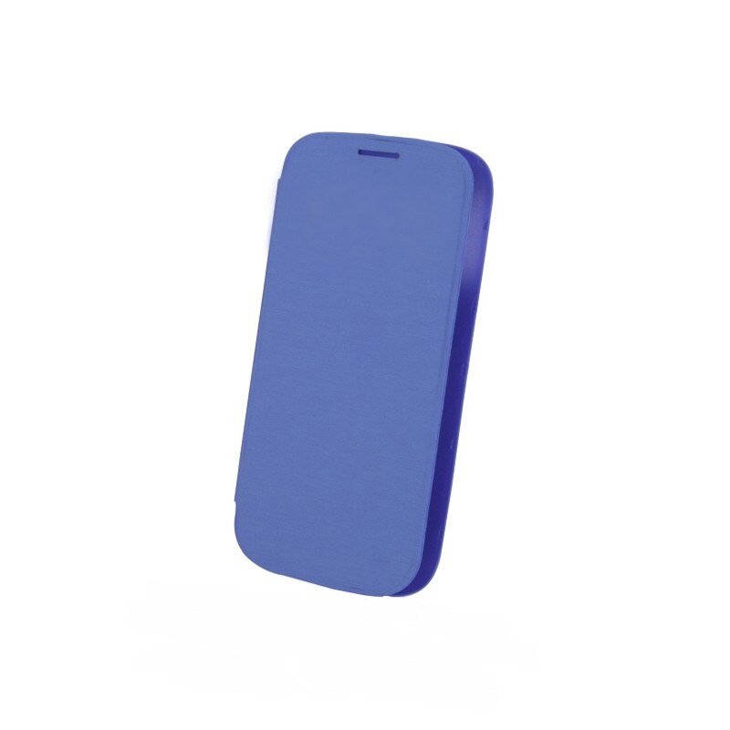 Husa Smart Flap pentru Sony Xperia M2, albastru inchis