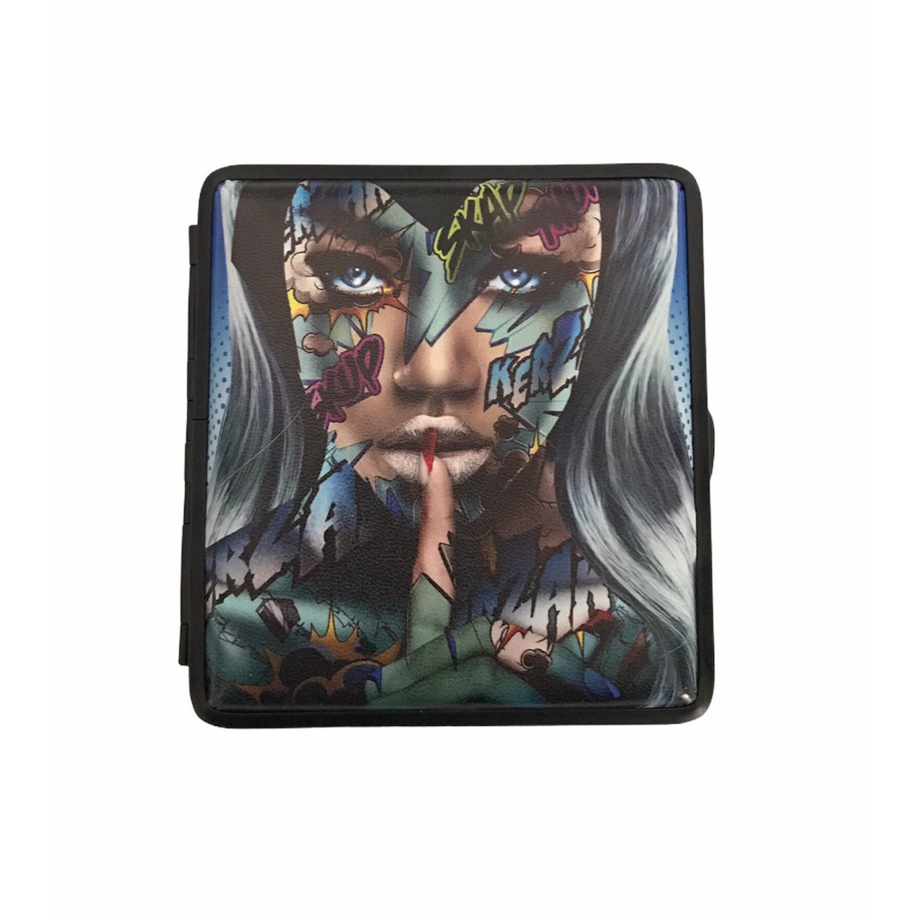 Tabachera Angel Faces Eye multicolor, capacitate 20 tigarete