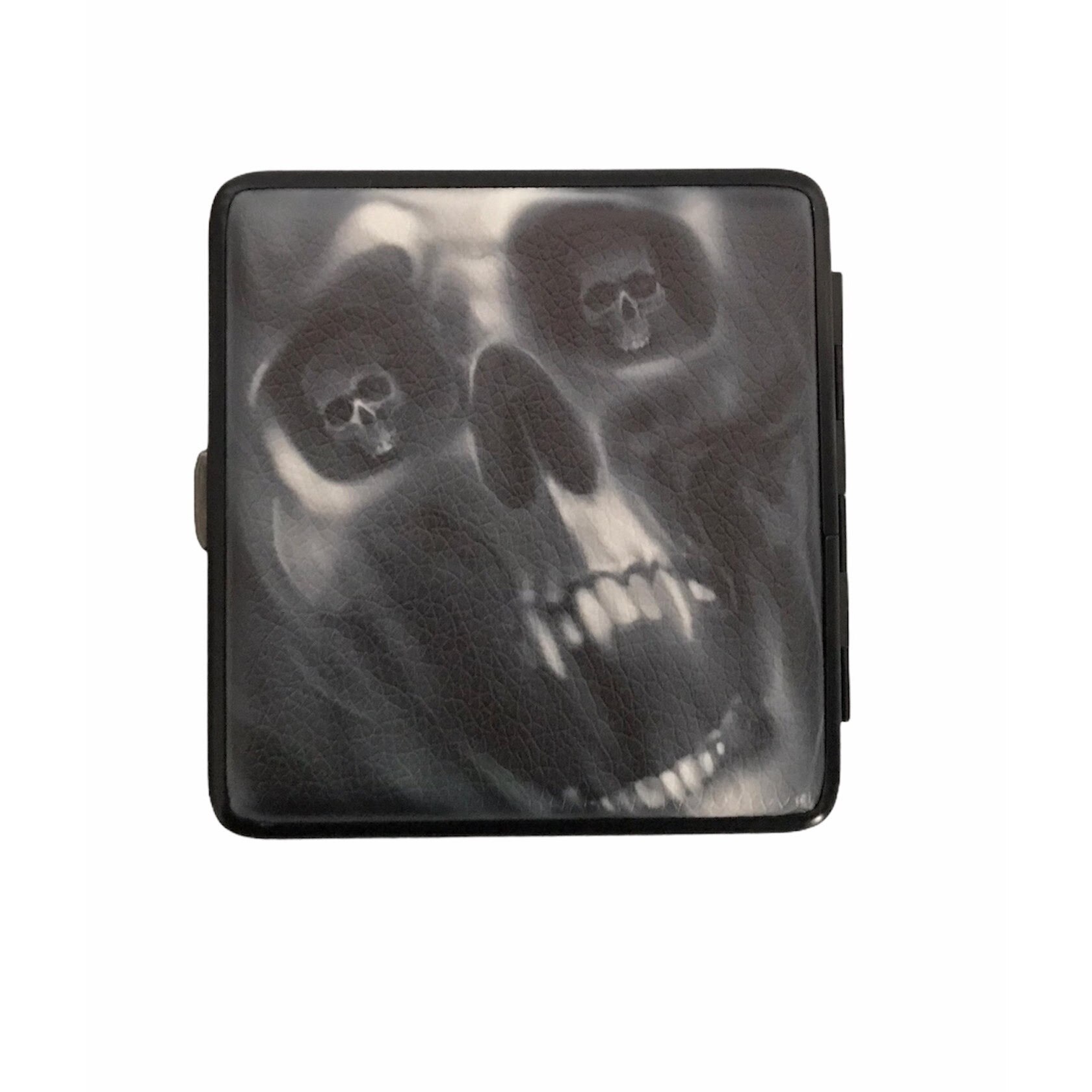 Tabachera Angel Skull Eyes multicolor, capacitate 20 tigarete