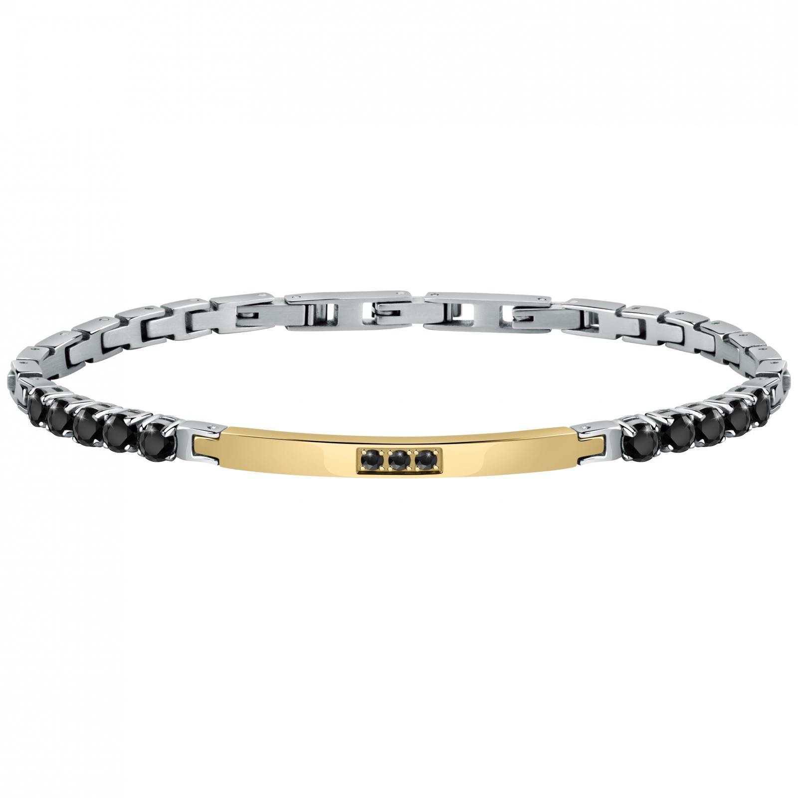 Bratara Morellato SAEV45, Argintiu, Auriu, Negru