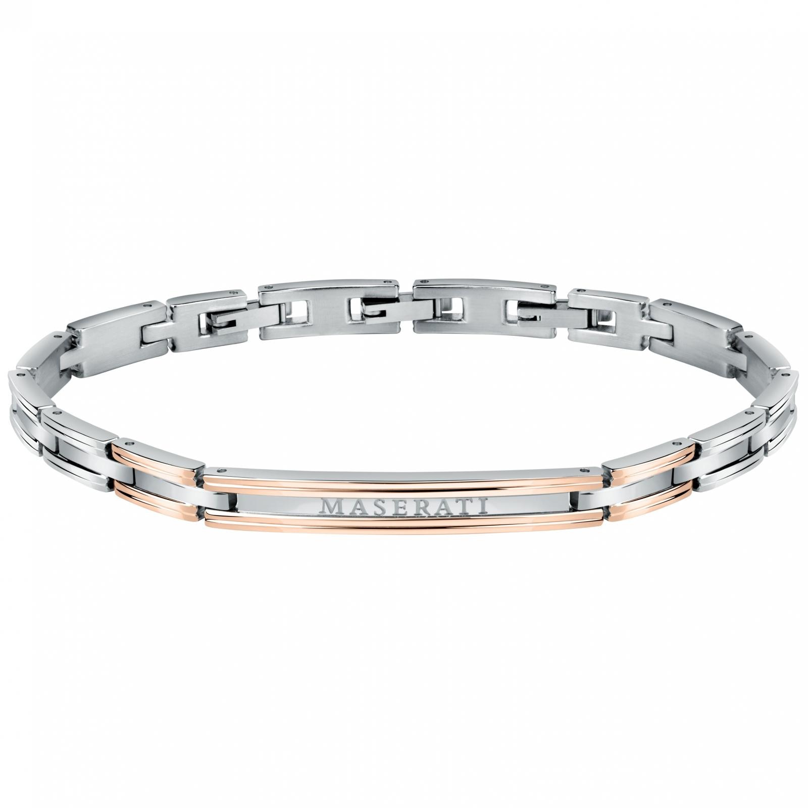 Bratara Maserati JM420ATK05, Argintiu, Rose gold