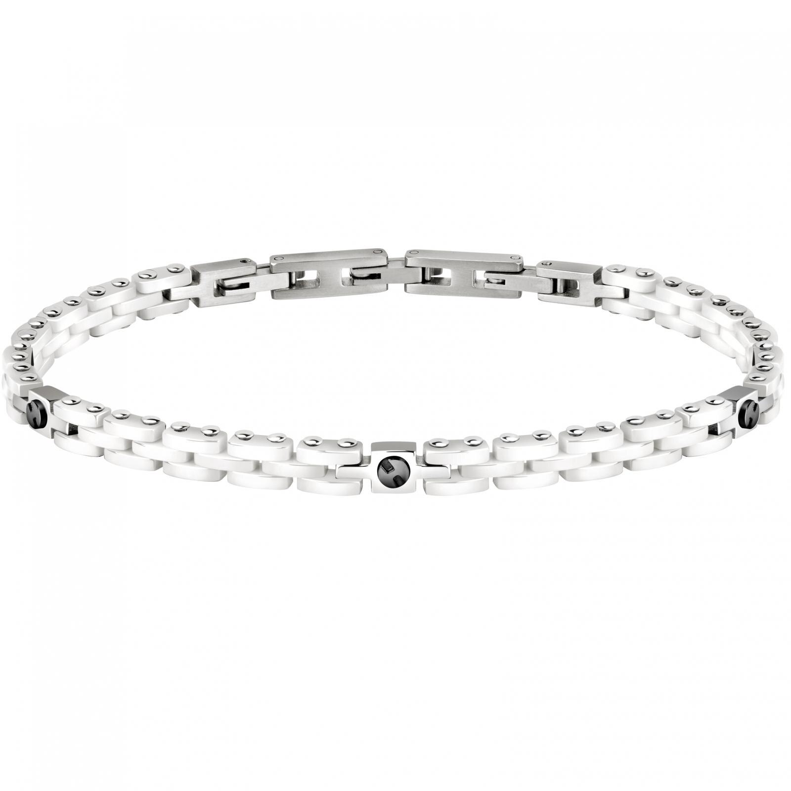 Bratara Morellato SACU19, Argintiu, Negru