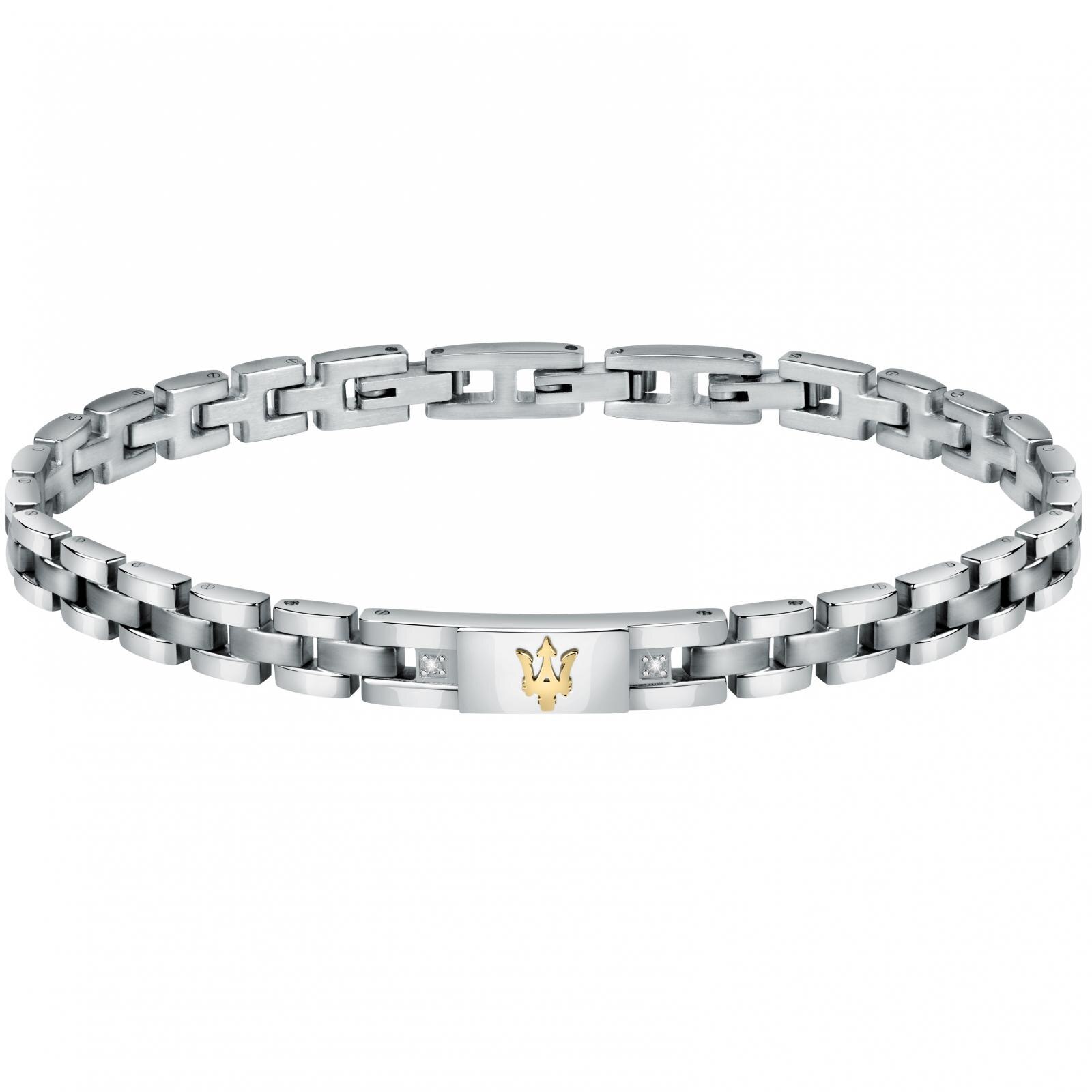 Bratara Maserati JM221ATY04, Argintiu, Auriu