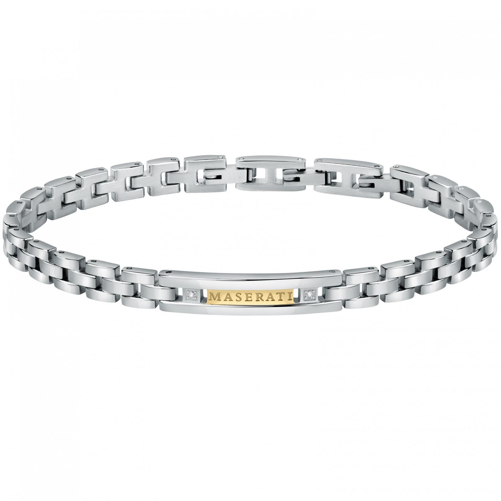 Bratara Maserati JM221ATY03, Argintiu, Auriu