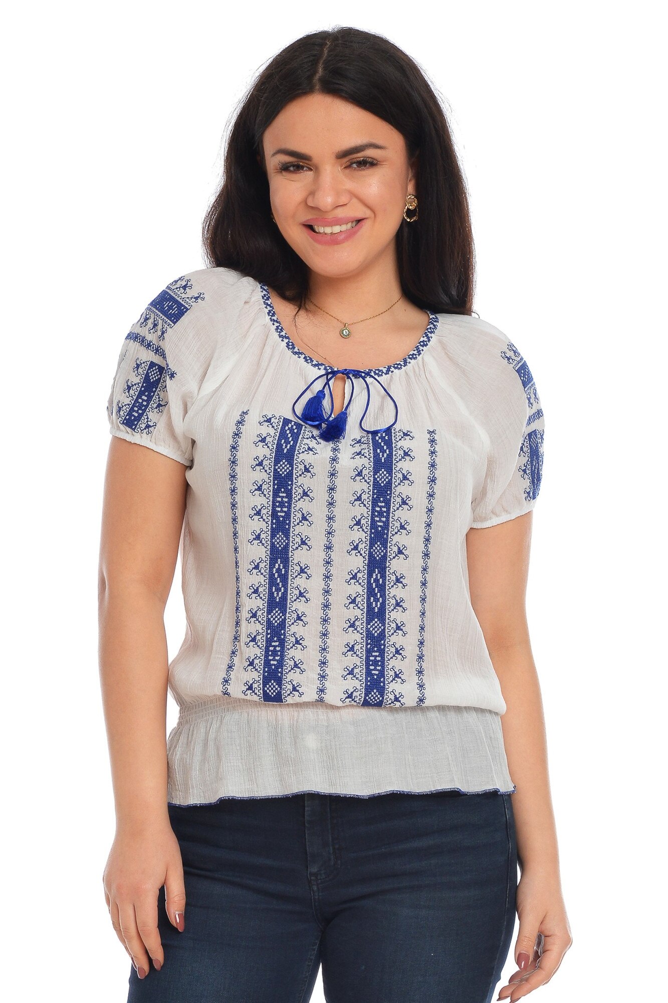 Ie Traditionala Romaneasca, maneca scurta, Dress To Impress