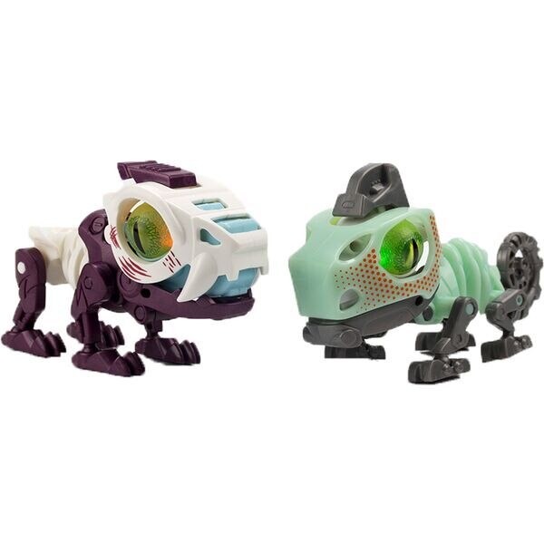 Set 2 Figurine Biopod,Creaturi Preistorice in Capsula