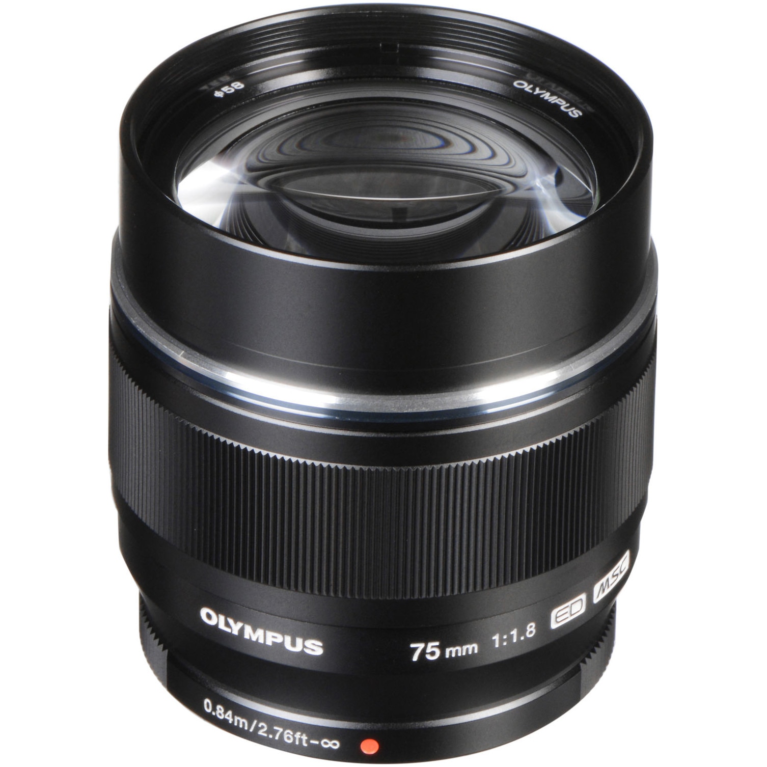Obiectiv Olympus M.Zuiko Digital ED 75mm F1:8, MFT, Negru - eMAG.ro