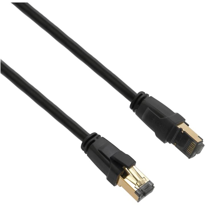 Cablu de retea A+ CAT8, SFTP,40Gbs, viteza 2000Mhz, 10m