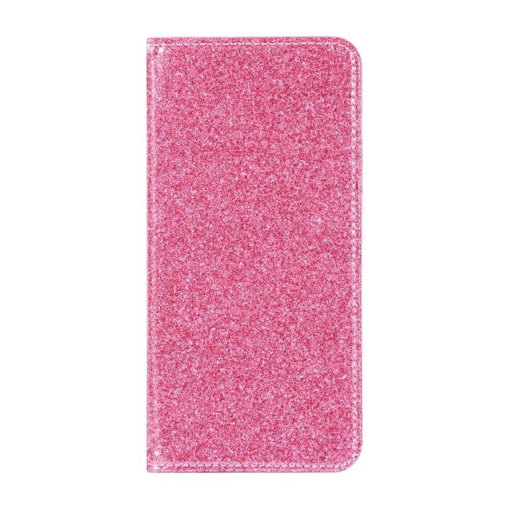 Husa Carte Glossy pentru Samsung Galaxy A52 4G / A52 5G, Inchidere Magnetica, Roz