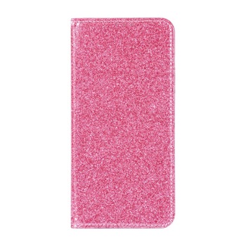 Husa Carte Glossy pentru Xiaomi Mi 11, Inchidere Magnetica, Roz Husa Carte Glossy pentru Xiaomi Mi 11, Inchidere Magnetica, Roz