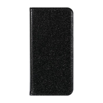 Husa Carte Glossy pentru Samsung Galaxy A71, Inchidere Magnetica, Negru