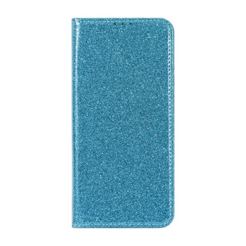 Husa Carte Glossy pentru Samsung Galaxy A71, Inchidere Magnetica, Albastru
