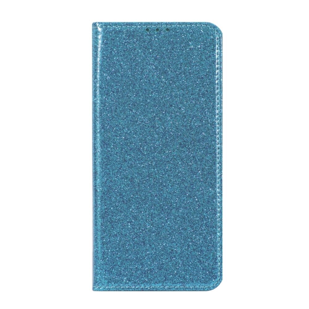 Husa Carte Glossy pentru Motorola Moto G9 Play / E7 Plus, Inchidere Magnetica, Albastru