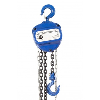 Palan troliu cu lant Macara HSZ 1 tone lant 18m T-101118 TOR-Industries Palan troliu cu lant Macara HSZ 1 tone lant 18m T-101118 TOR-Industries