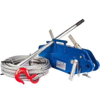 Troliu manual cu sufa otel 20m si levier ZNL 3.2 tone T-11232 TOR-Industries Troliu manual cu sufa otel 20m si levier ZNL 3.2 tone T-11232 TOR-Industries