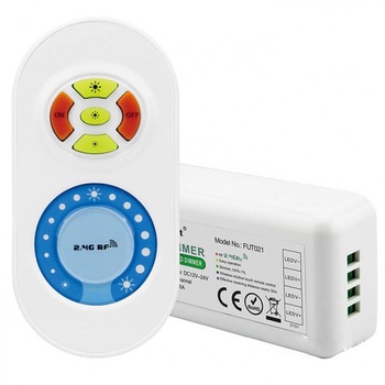 Set controller cu telecomanda banda Led monocrom 2.2 ghz Mi-Light Set controller cu telecomanda banda Led monocrom 2.2 ghz Mi-Light