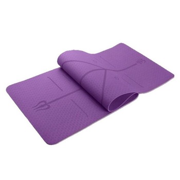 Saltea ecologic antiderapanta - plus sac transport 183cm x 61cm, 0.6cm Fit, Yoga, Fitness Si Exercitii Fizice, Pilates, Gimnastica Si Aerobic, mov Saltea ecologic antiderapanta - plus sac transport 183cm x 61cm, 0.6cm Fit, Yoga, Fitness Si Exercitii Fizice, Pilates, Gimnastica Si Aerobic, mov