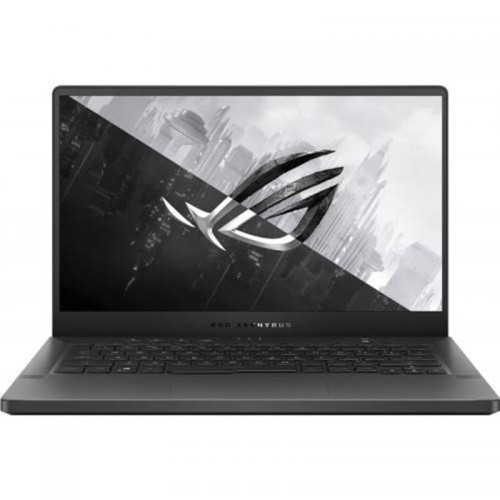 Asus Gaming Laptop ROG Zephyrus G14 GA401QM, AMD Ryzen 9 5900HS, 14, 32GB, 1TB SSD, GeForce RTX 3060 6GB, Win10Home, Szürke
