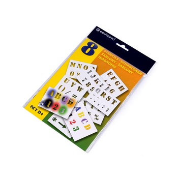 Sabloane pentru markere Centropen Air Pens 8 bucati Cifre si litere Sabloane pentru markere Centropen Air Pens 8 bucati Cifre si litere