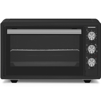 Cuptor electric Heinner HCE-S37DKA, 1650W, capacitate 37l, 220 °C, 6 functii de gatire, timer, gril, convectie, accesorii: gratar si tava de copt, Gri Antracit Cuptor electric Heinner HCE-S37DKA, 1650W, capacitate 37l, 220 °C, 6 functii de gatire, timer, gril, convectie, accesorii: gratar si tava de copt, Gri Antracit