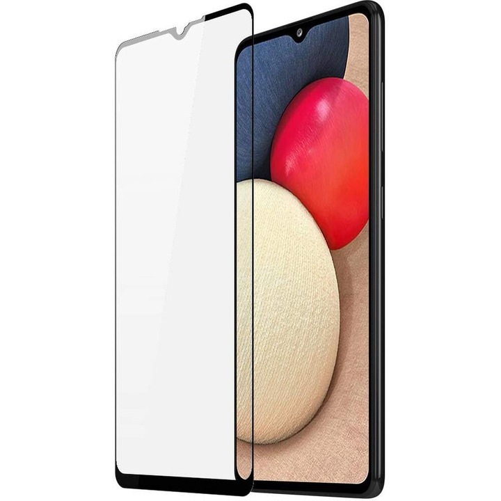 Üvegvédő fólia Samsung Galaxy A02s / A03s / A03 Core, Dux Ducis Tempered Glass, fekete