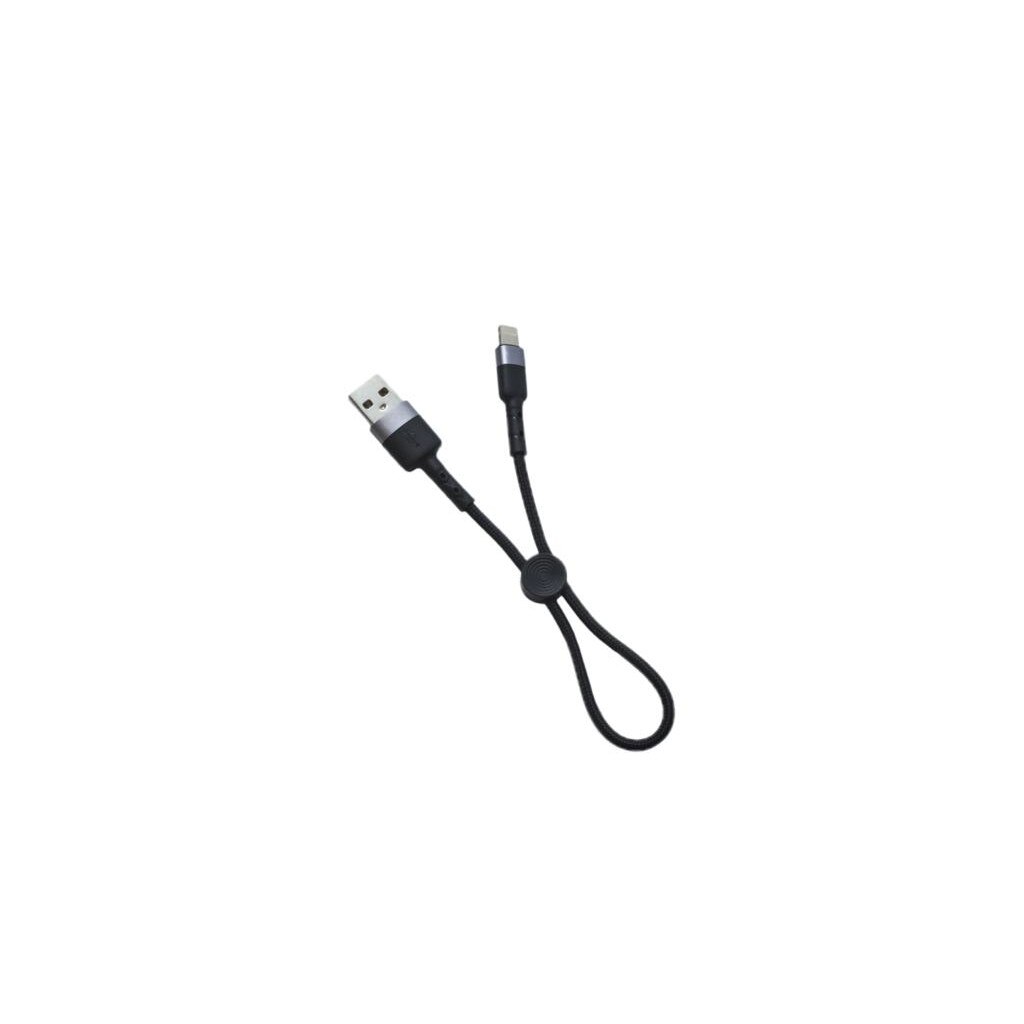 Cablu de incarcare rapida 2.1A, XO-NB117, Lightning la USB, Negru