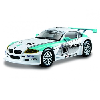 Masina de jucarie Bburago, BMW Z4 Coupe, 10cm, 1:43, Race, Plastic/Metal, Multicolor Masina de jucarie Bburago, BMW Z4 Coupe, 10cm, 1:43, Race, Plastic/Metal, Multicolor