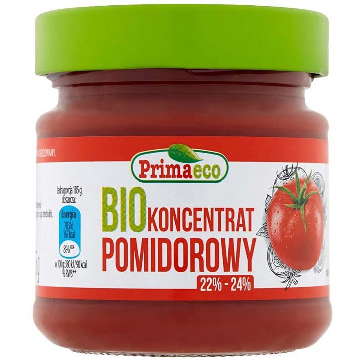 Pasta de rosii concentrata Bio 185 g PrimaBio - Primaeco