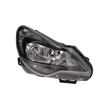 Far dreapta negru,semnalizare transparenta ,electric ,cu motor electric bec H7/H1 Opel Corsa D 2007-2014 Far dreapta negru,semnalizare transparenta ,electric ,cu motor electric bec H7/H1 Opel Corsa D 2007-2014