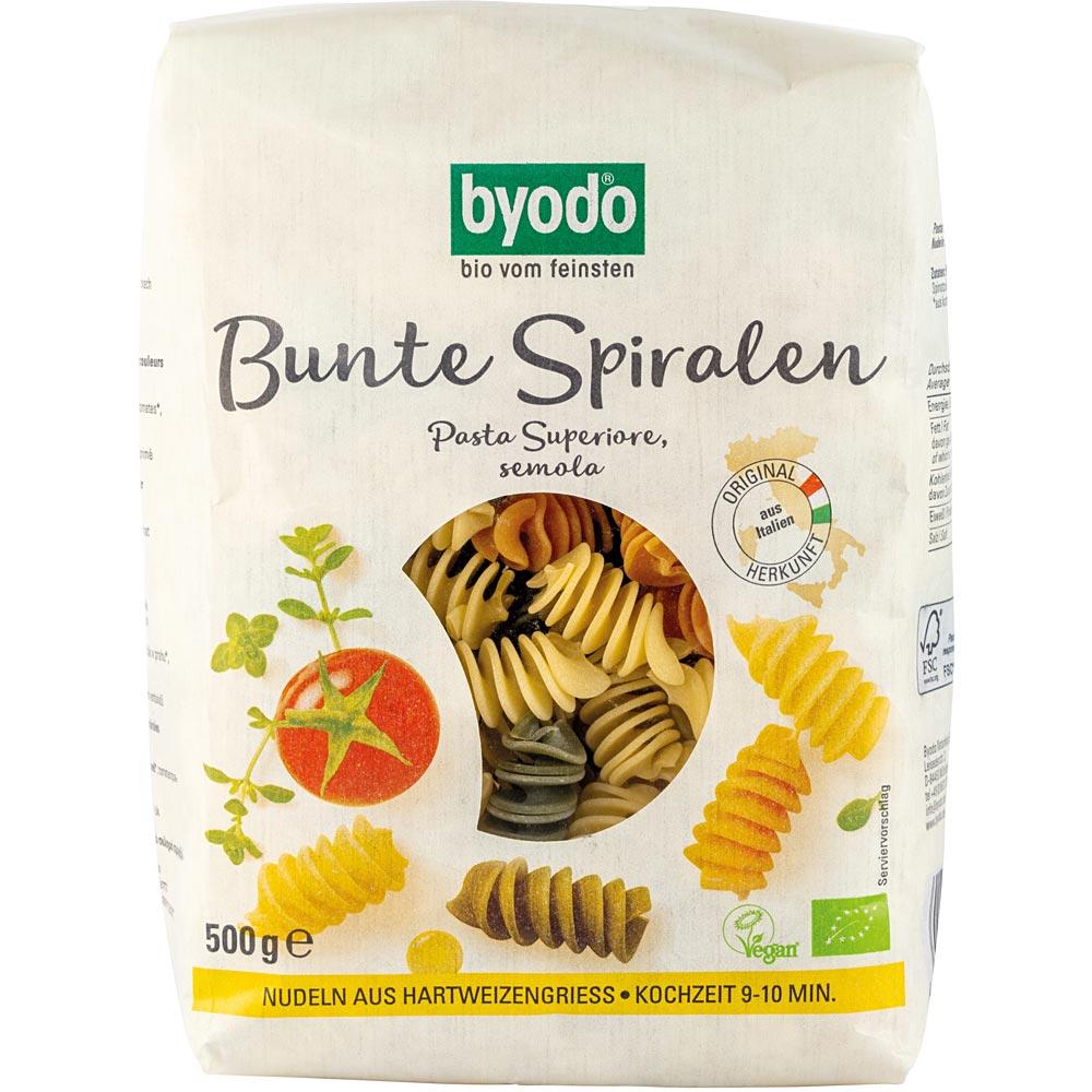 Spirale tricolore Bio 500 g Byodo