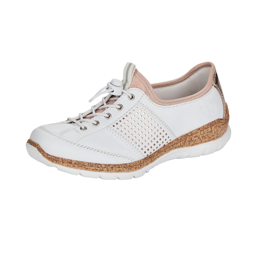Pantofi sport dama Rieker Jilian, Alb
