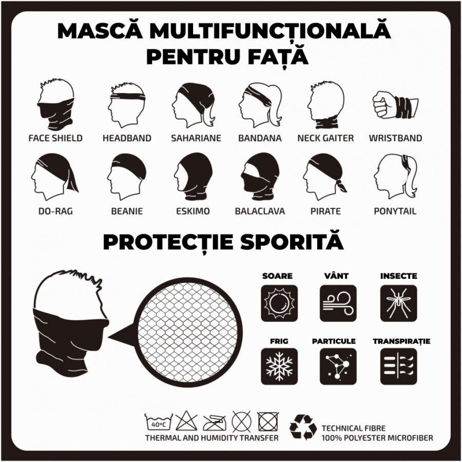 Bandana Elastica Pro Nutrition Multicolor eMAG.ro