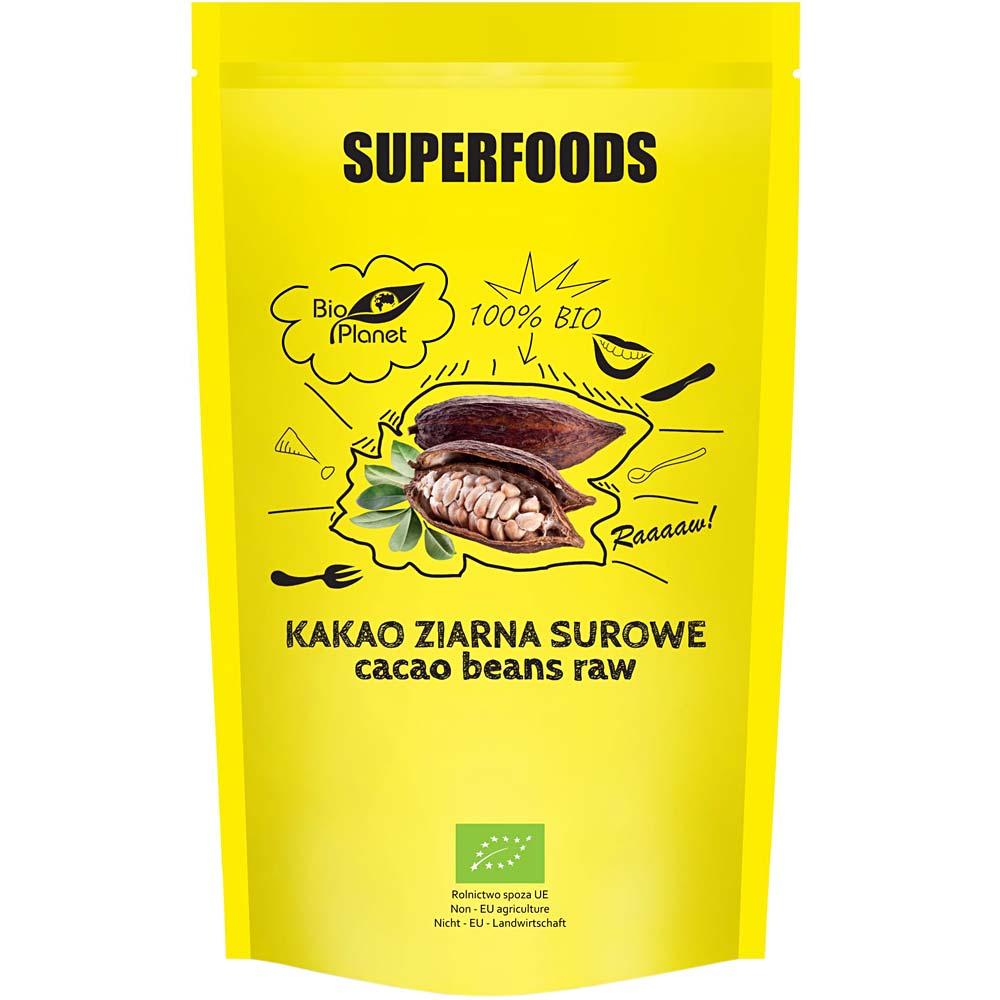 Boabe de cacao crude Bio 200 g Bio Planet - Bio Planet