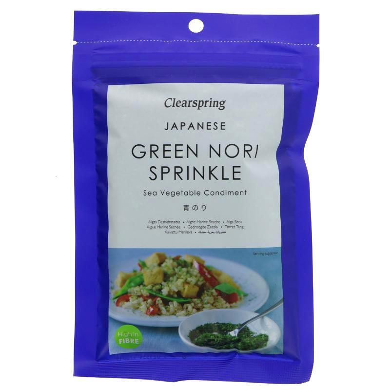 Fulgi de alge Nori verzi 20 g Clearspring