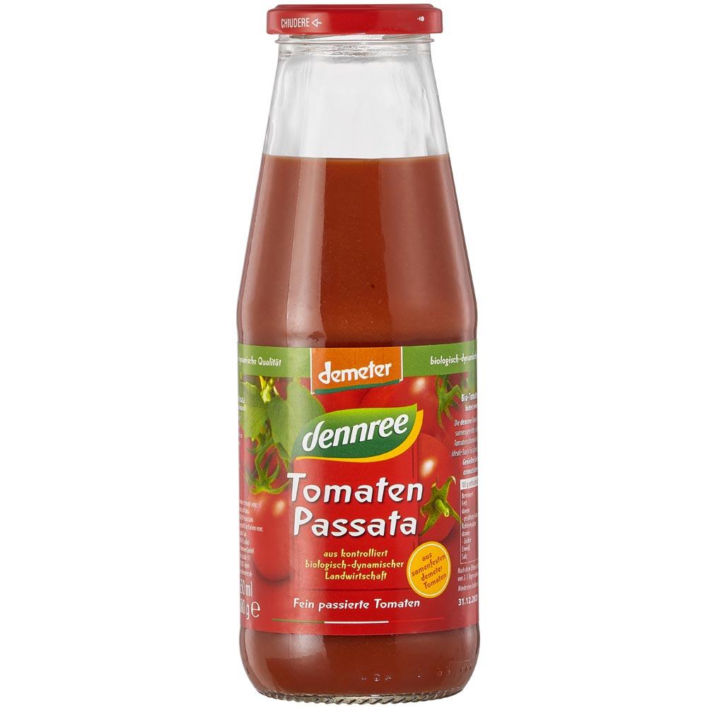 Rosii pasate fin Bio 680 g Dennree