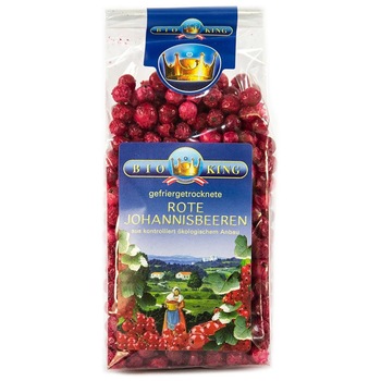 Coacaze rosii liofilizate Bio 45 g Bioking Coacaze rosii liofilizate Bio 45 g Bioking