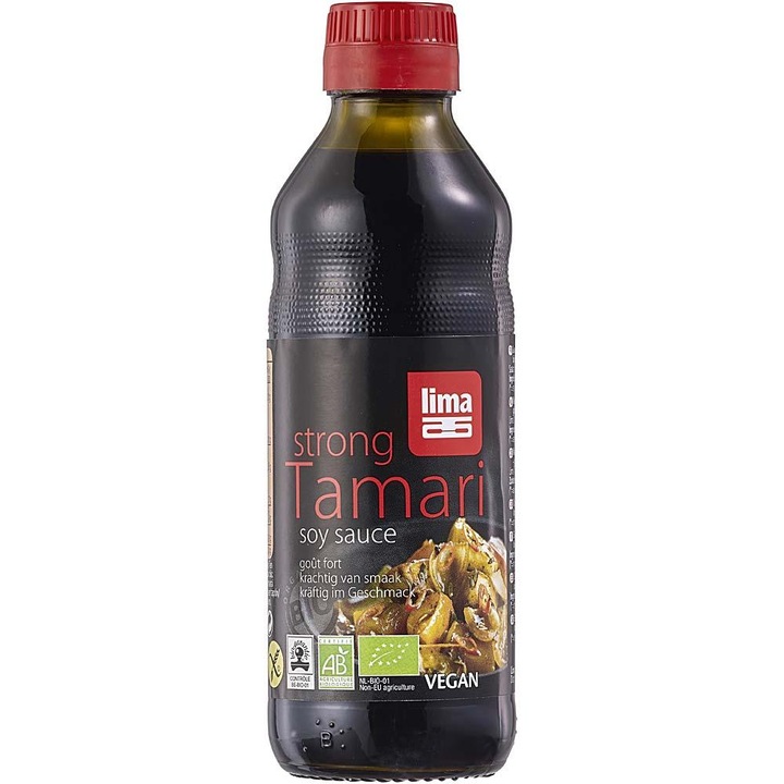 Sos de soia Tamari Strong fara gluten Bio 250 ml Lima