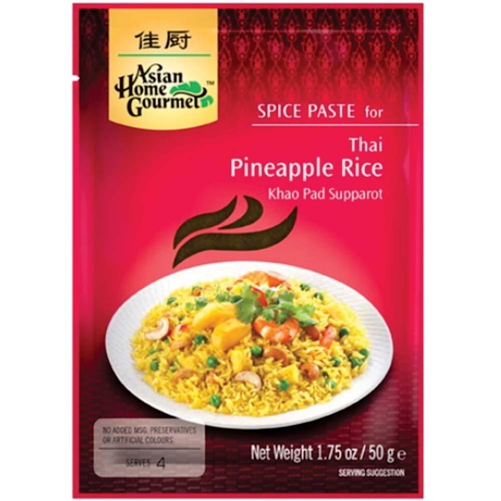 Pasta condimentata pentru orez Thailandez cu ananas 50 g Asian Home Gourmet