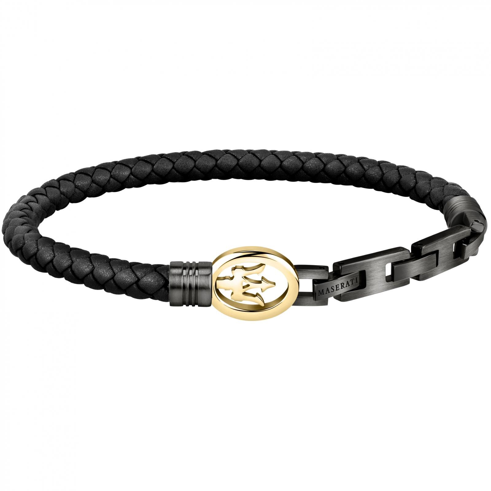 Bratara Maserati JM320ASS04, Negru, Auriu