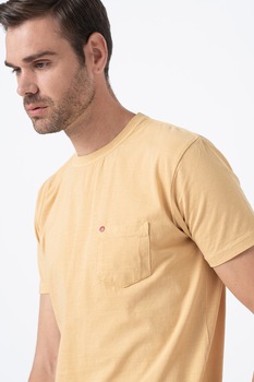 !Solid, Tricou cu buzunar pe piept Ridge, Galben mustar !Solid, Tricou cu buzunar pe piept Ridge, Galben mustar