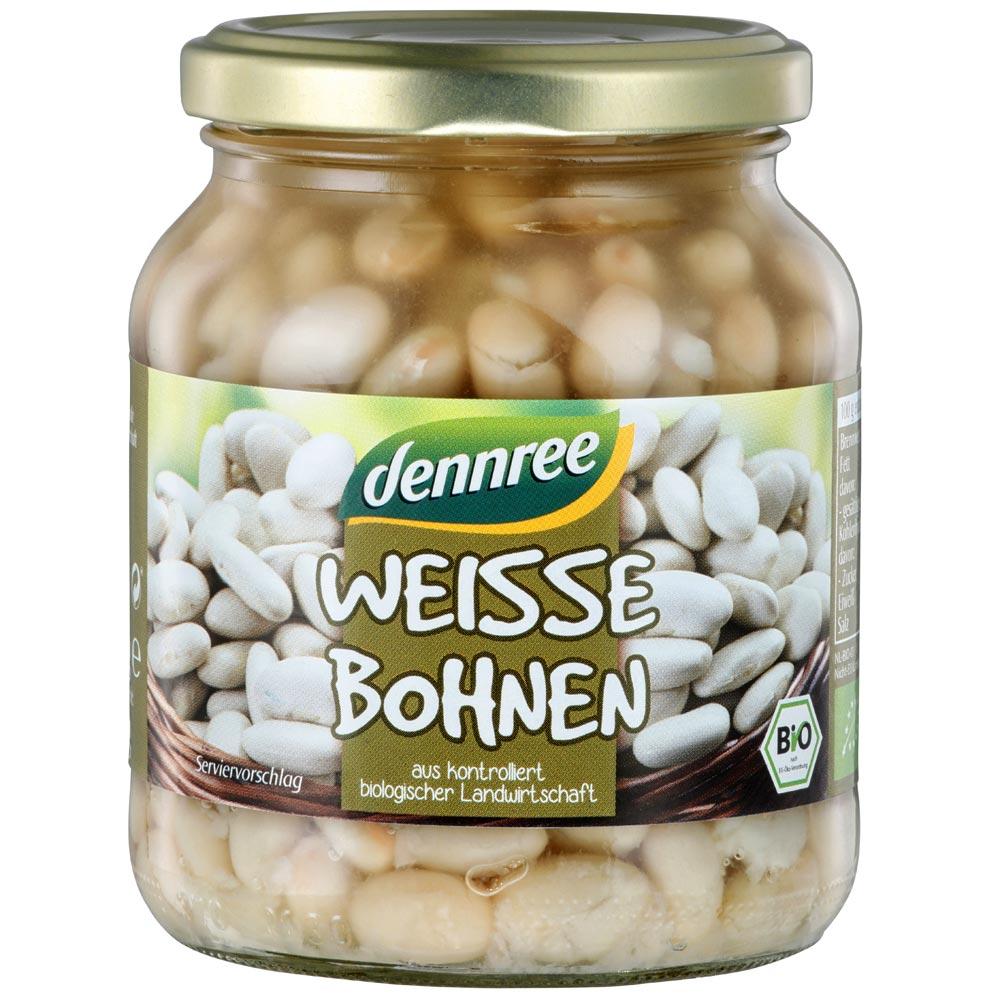 Fasole alba Bio 350 g Dennree