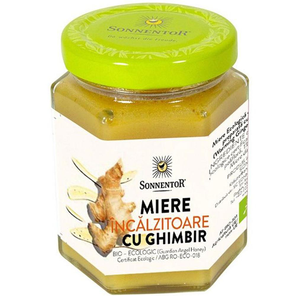 Miere Bio cu ghimbir incalzitoare 230 g Sonnentor
