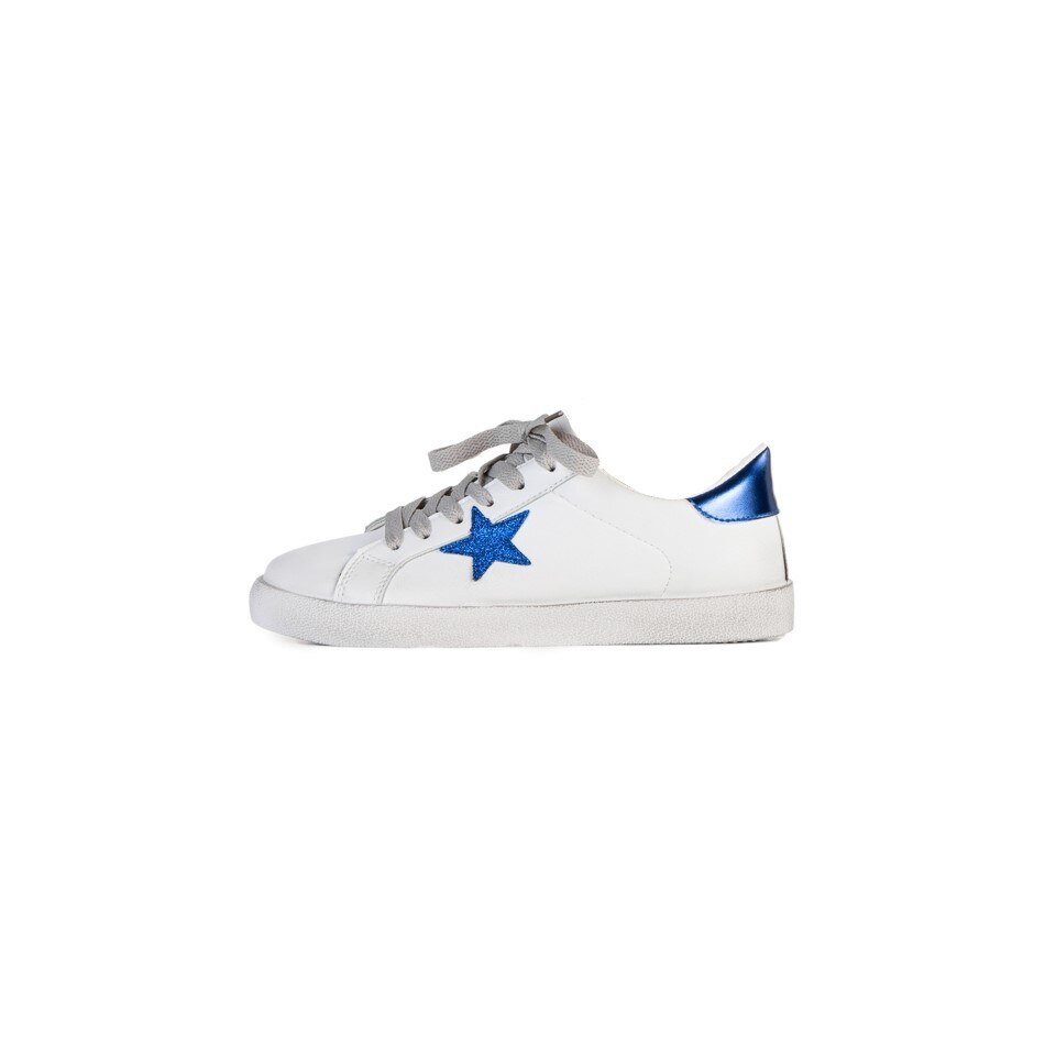 Pantofi sport dama Shiba, Alb/Albastru