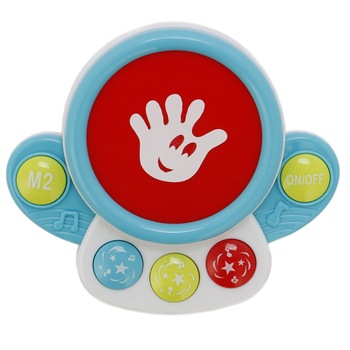 Jucarie interactiva pentru bebelusi M-Toys - Toba cu lumini si sunete