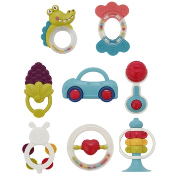 Set 8 jucarii zornaitoare M-Toys Set 8 jucarii zornaitoare M-Toys
