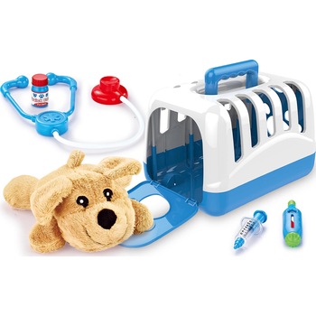 Set M-Toys Catelul la veterinar, 8 piese Set M-Toys Catelul la veterinar, 8 piese