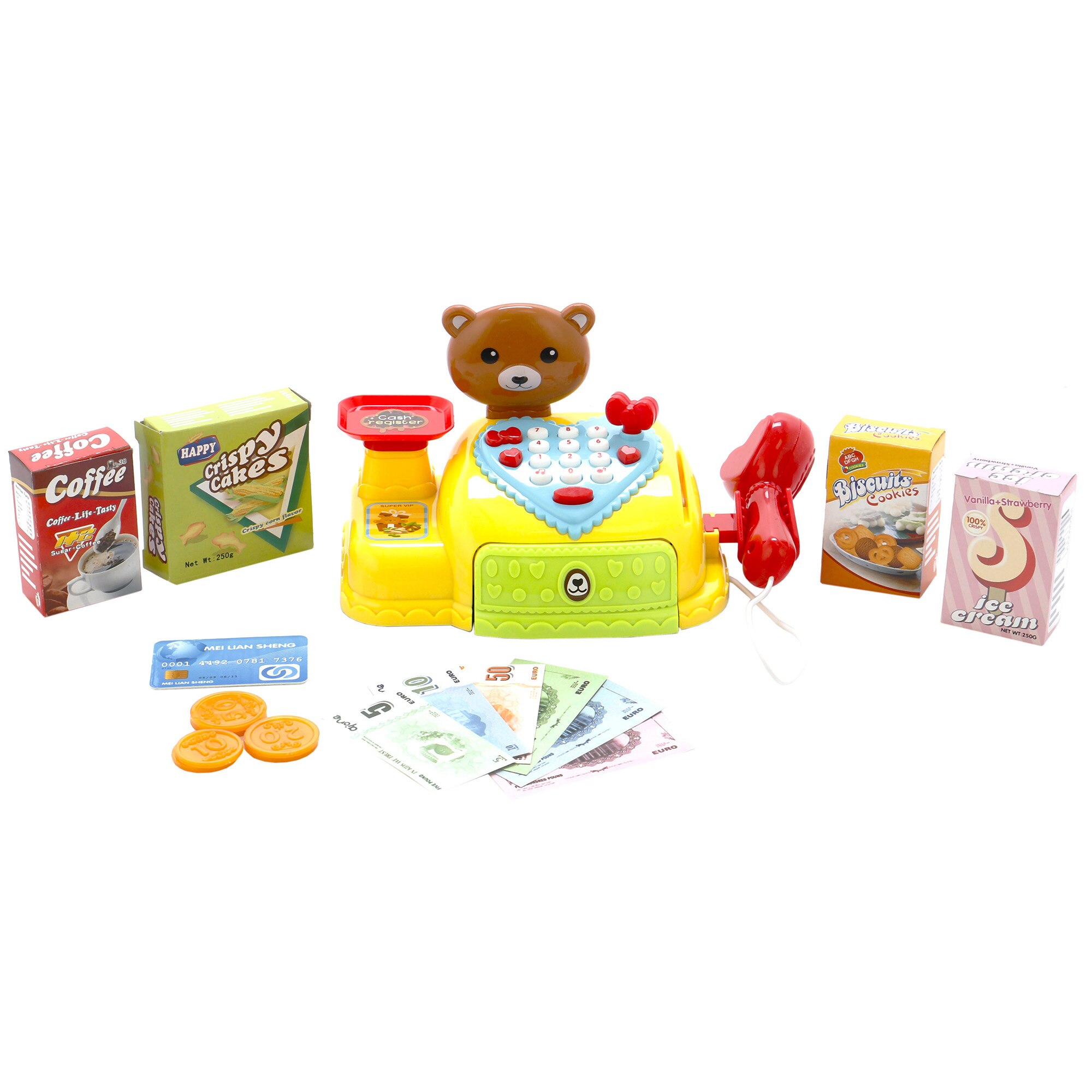 Casa de marcat pentru copii, Mappy - Ursulet, cu lumini si sunete