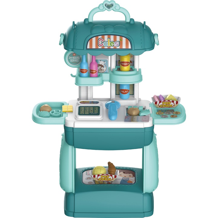 Set Mappy Supermarket 3 in 1, cu 35 accesorii