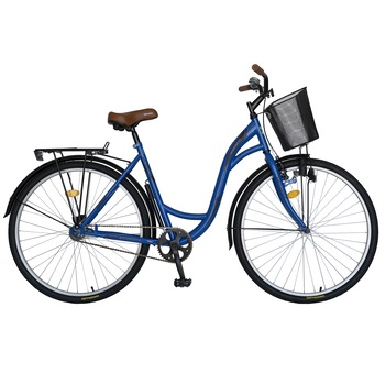 Bicicleta City, Roti 28 Inch, Frane V-Brake, Pompa, Far cu Dinam, Velors Ukraina CSV28/94F, Cadru Albastru cu Design Negru Bicicleta City, Roti 28 Inch, Frane V-Brake, Pompa, Far cu Dinam, Velors Ukraina CSV28/94F, Cadru Albastru cu Design Negru