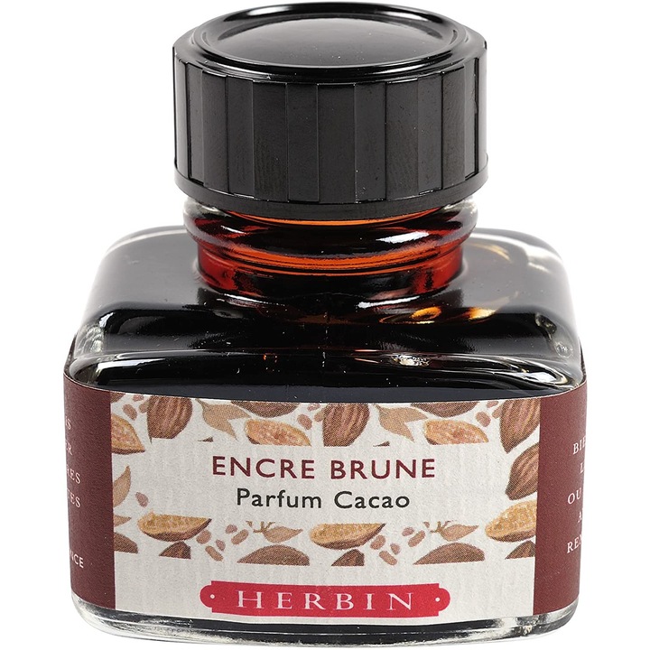 Cerneala fina maro, parfum de cacao, 30 ml
